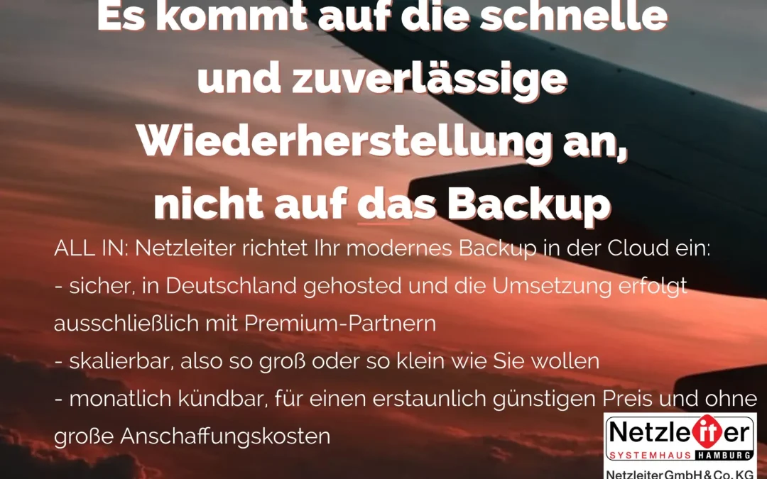 Cloud Backup so wie man es sich schon immer gewünscht hat