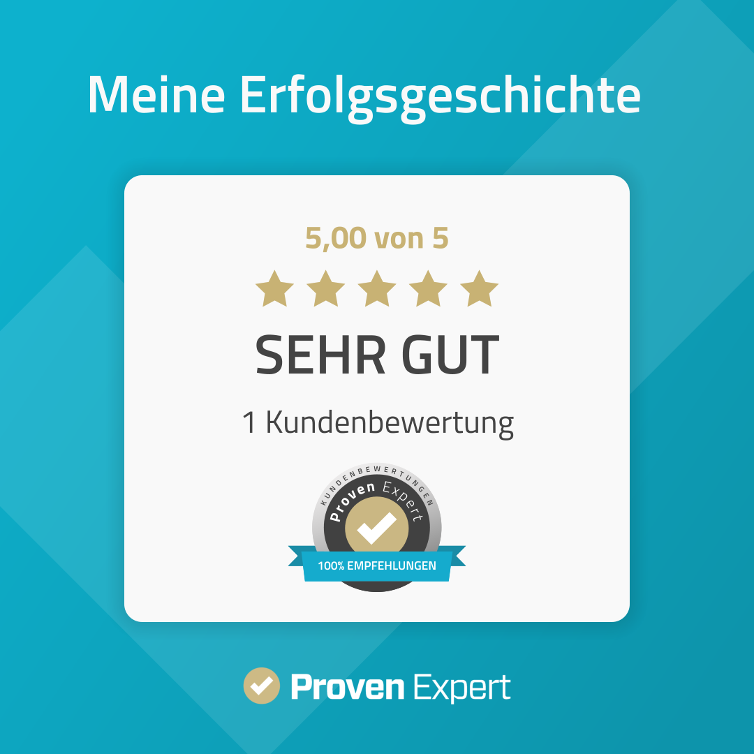 ProvenExpert Profil 5 Sterne sehr gut
