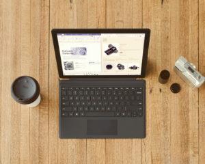 notebook surface